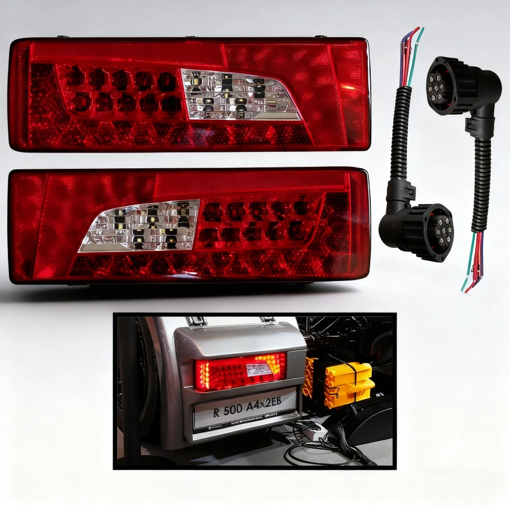 1Pc 24V Tail Light For Scania LED Rear Headlight With 7Pin Connector Plug Spare Parts
1Pc 24V Tail Light For Scania LED Rear Headlight With 7Pin Connector Plug Spare Parts