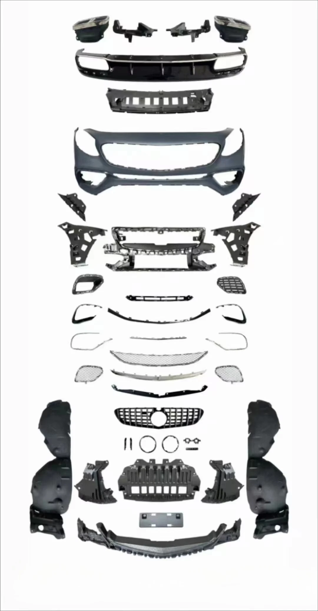 Perfect Bodykit for C217 S-Coupe Class C217 Upgrade to S65 Grill Front Rear Bumper
Perfect Bodykit for C217 S-Coupe Class C217 Upgrade to S65 Grill Front Rear Bumper