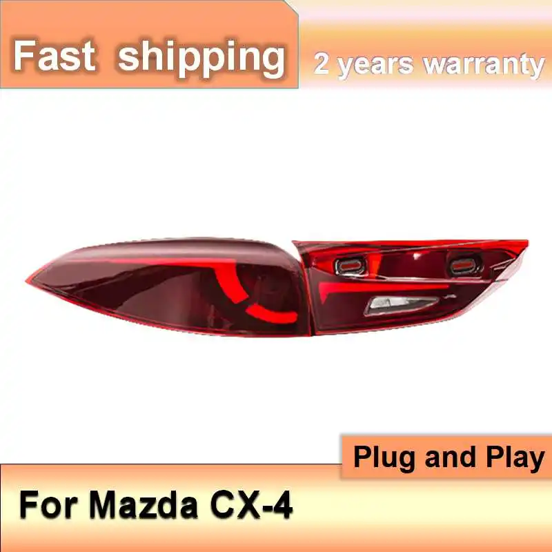 Car Accessories for Mazda CX-4 Tail Light Mazda CX-4 Taillights DRL Turn Signal Low High Beam Projector Lens
Car Accessories for Mazda CX-4 Tail Light Mazda CX-4 Taillights DRL Turn Signal Low High Beam Projector Lens