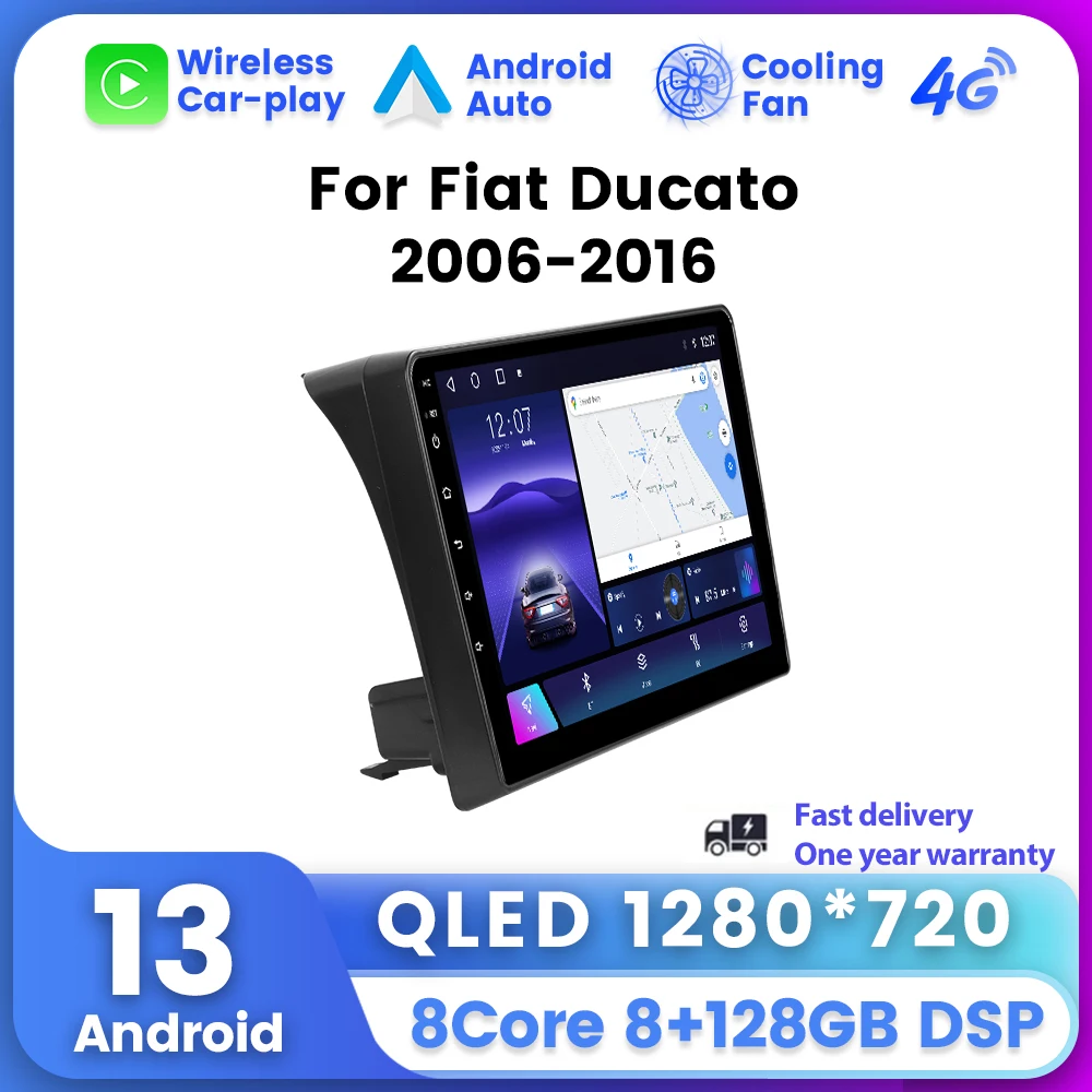 Android 13 For Fiat Ducato Peugeot Boxer Citroen Jumper 2 2006-2022 Car Radio Multimedia Player Auto Carplay QLED Screen GPS NAV
Android 13 For Fiat Ducato Peugeot Boxer Citroen Jumper 2 2006-2022 Car Radio Multimedia Player Auto Carplay QLED Screen GPS NAV