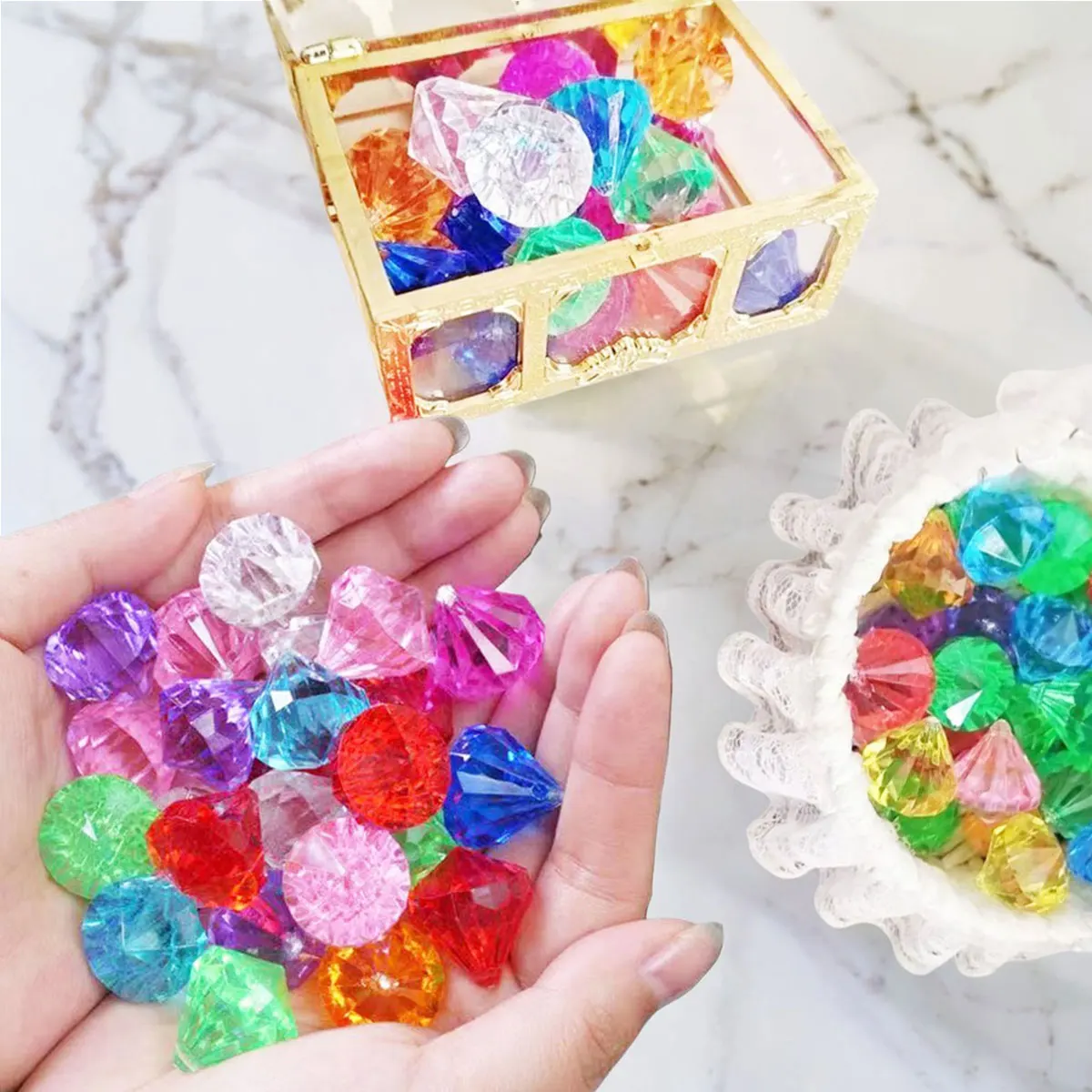 Diamond Craft Toys Set 18/20pcs with/no Box DIY Creation for Children Play Scavenger Hunt Game in Pool Water Kids Party Gift
Diamond Craft Toys Set 18/20pcs with/no Box DIY Creation for Children Play Scavenger Hunt Game in Pool Water Kids Party Gift