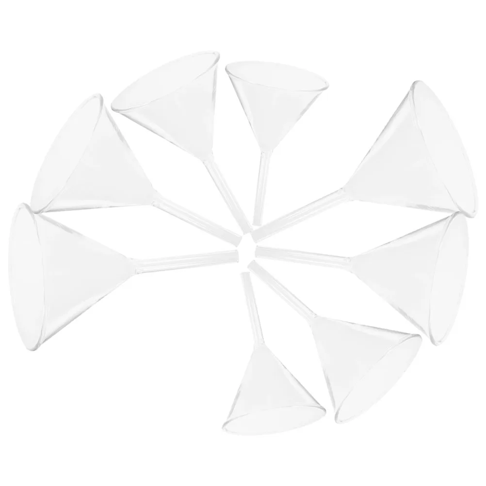 8Pcs Laboratory Funnels Set Clear Glass Scientific Filter Funnels Different Sizes 40 60 75 90mm for Chemical Biological Research
8Pcs Laboratory Funnels Set Clear Glass Scientific Filter Funnels Different Sizes 40 60 75 90mm for Chemical Biological Research