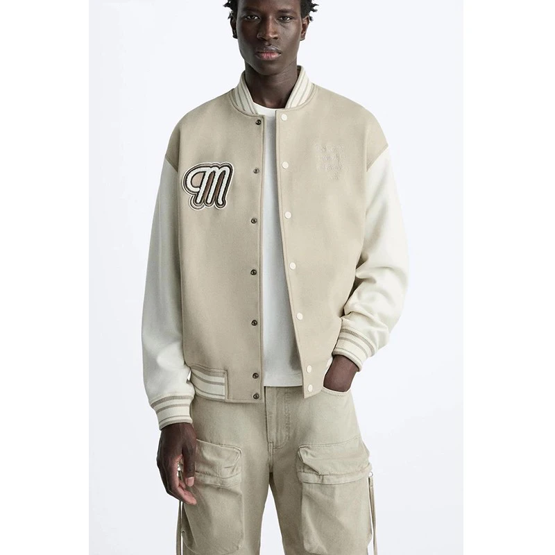 New 2025 Men's Embroidered Patch Pilot Jaet Couple's Baseball orm Outerwear Spring Autumn Loose Fit Regular Sve
New 2025 Men's Embroidered Patch Pilot Jaet Couple's Baseball orm Outerwear Spring Autumn Loose Fit Regular Sve