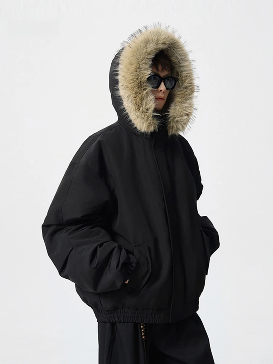 Утепленная мужская зимняя куртка из американского хлопка с капюшоном, теплая парка из овечьего флиса, молодежная модная свободная нейлоновая модель
Утепленная мужская зимняя куртка из американского хлопка с капюшоном, теплая парка из овечьего флиса, молодежная модная свободная нейлоновая модель