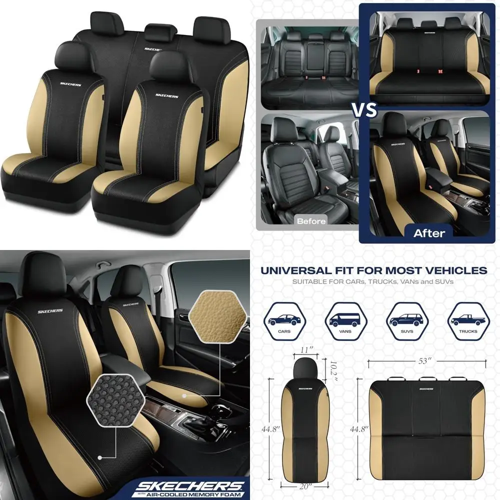 GIANT PANDA Премиум-защитный чехол на заднее автомобильное сиденье из искусственной кожи, роскошный регулируемый противоскользящий чехол на сиденье с нижней скамейкой (50 ~ 5,5 дюймов), искусственный
GIANT PANDA Премиум-защитный чехол на заднее автомобильное сиденье из искусственной кожи, роскошный регулируемый противоскользящий чехол на сиденье с нижней скамейкой (50 ~ 5,5 дюймов), искусственный