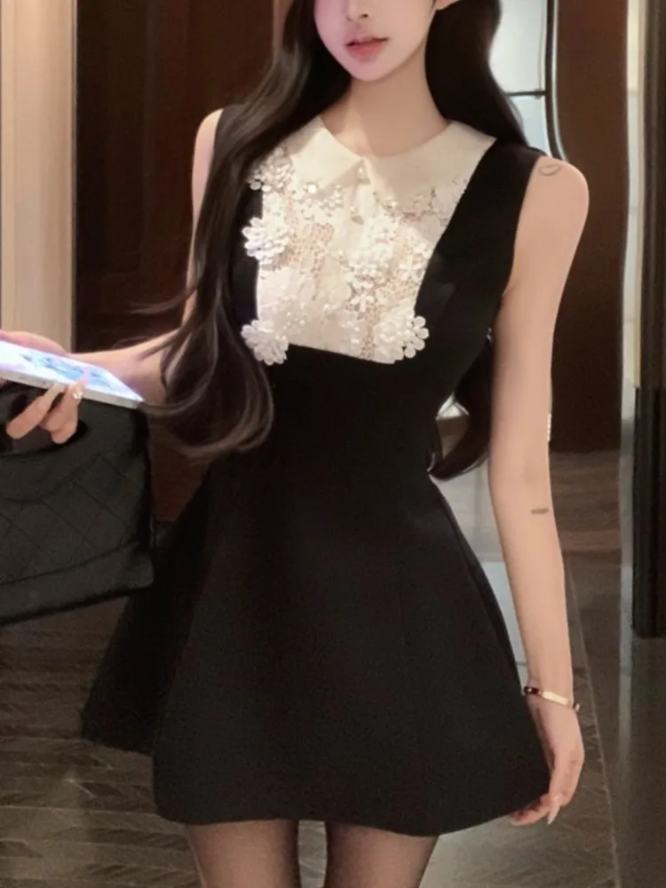 Y2K Sweet Princess Mini Dress for Women Elegant Lace Patchwork A-Line Summer Spring Vintage Chic Evening Party Vestidos Mujer
Y2K Sweet Princess Mini Dress for Women Elegant Lace Patchwork A-Line Summer Spring Vintage Chic Evening Party Vestidos Mujer