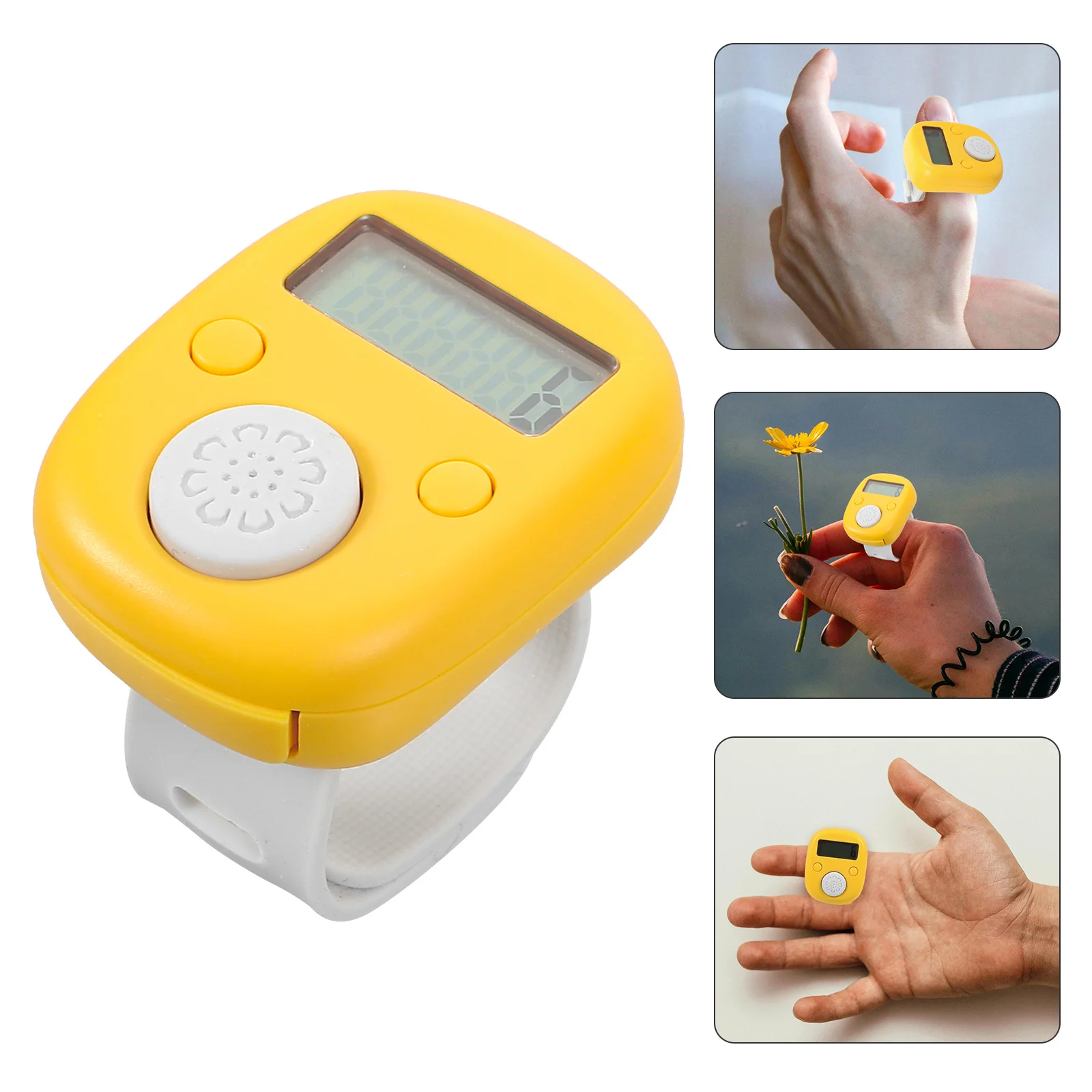 Tally Counter Ring Portable Night Light Design Electronic Display Easy Row Counters for Knitting
Tally Counter Ring Portable Night Light Design Electronic Display Easy Row Counters for Knitting