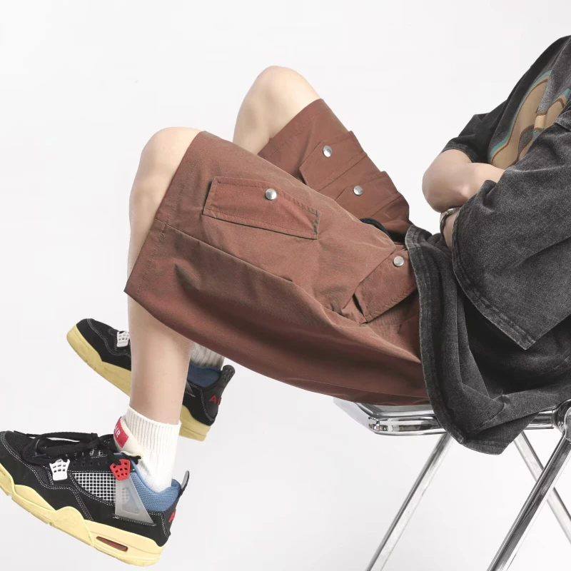 Повседневные красивые японские рабочие шорты с несколькими карманами, мужские свободные модные брендовые брюки большого размера с пятью точками High Street, боксерские шорты
Повседневные красивые японские рабочие шорты с несколькими карманами, мужские свободные модные брендовые брюки большого размера с пятью точками High Street, боксерские шорты