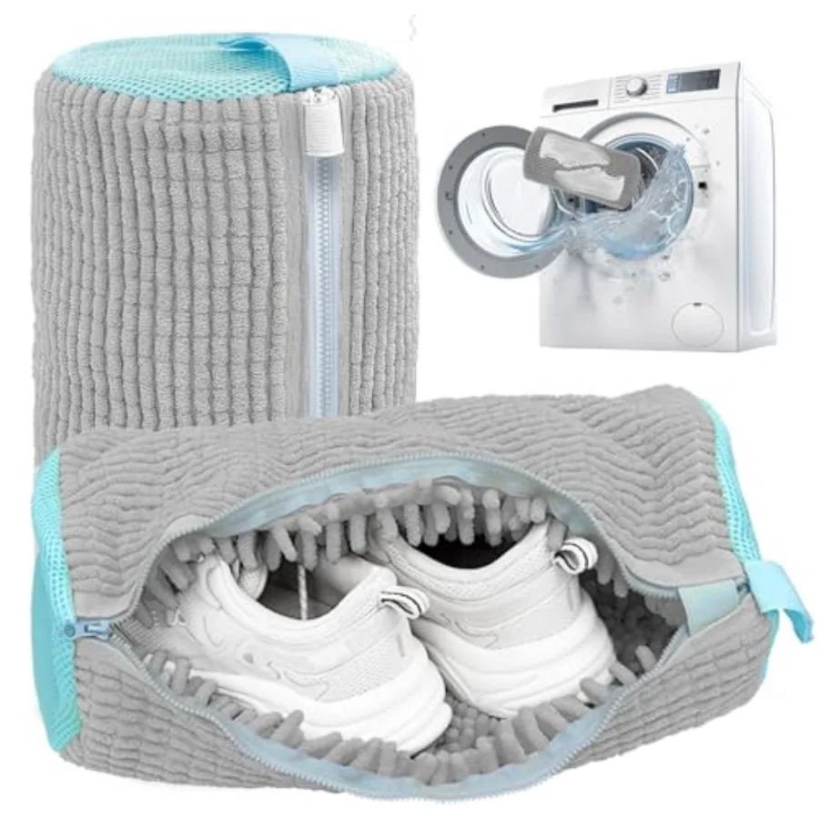 Shoe Washing Machine Bag, Laundry Shoe Bag for Washer and Dryer, Reusable Shoe Cleaning Bag for Sneakers, Tennis Shoes, With Se
Shoe Washing Machine Bag, Laundry Shoe Bag for Washer and Dryer, Reusable Shoe Cleaning Bag for Sneakers, Tennis Shoes, With Se