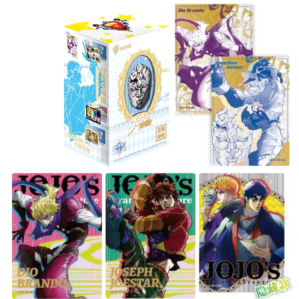 Official JoJo's Bizarre Adventure Anime Collectible Trading Cards Classic Scene Rare Collection Cards Hobby Toy Gift for Anime
Official JoJo's Bizarre Adventure Anime Collectible Trading Cards Classic Scene Rare Collection Cards Hobby Toy Gift for Anime