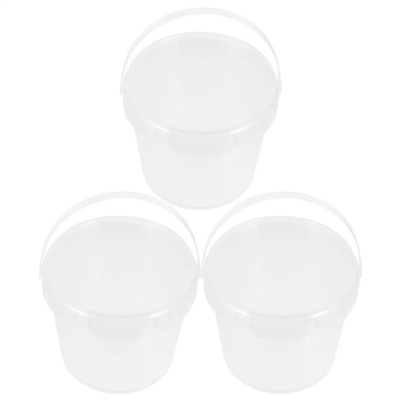 3Pcs Ice Cream Bucket Containers 3L Food Grade Clear Reusable Sealed Lid Storage Bowl For Kitchen Use
3Pcs Ice Cream Bucket Containers 3L Food Grade Clear Reusable Sealed Lid Storage Bowl For Kitchen Use
