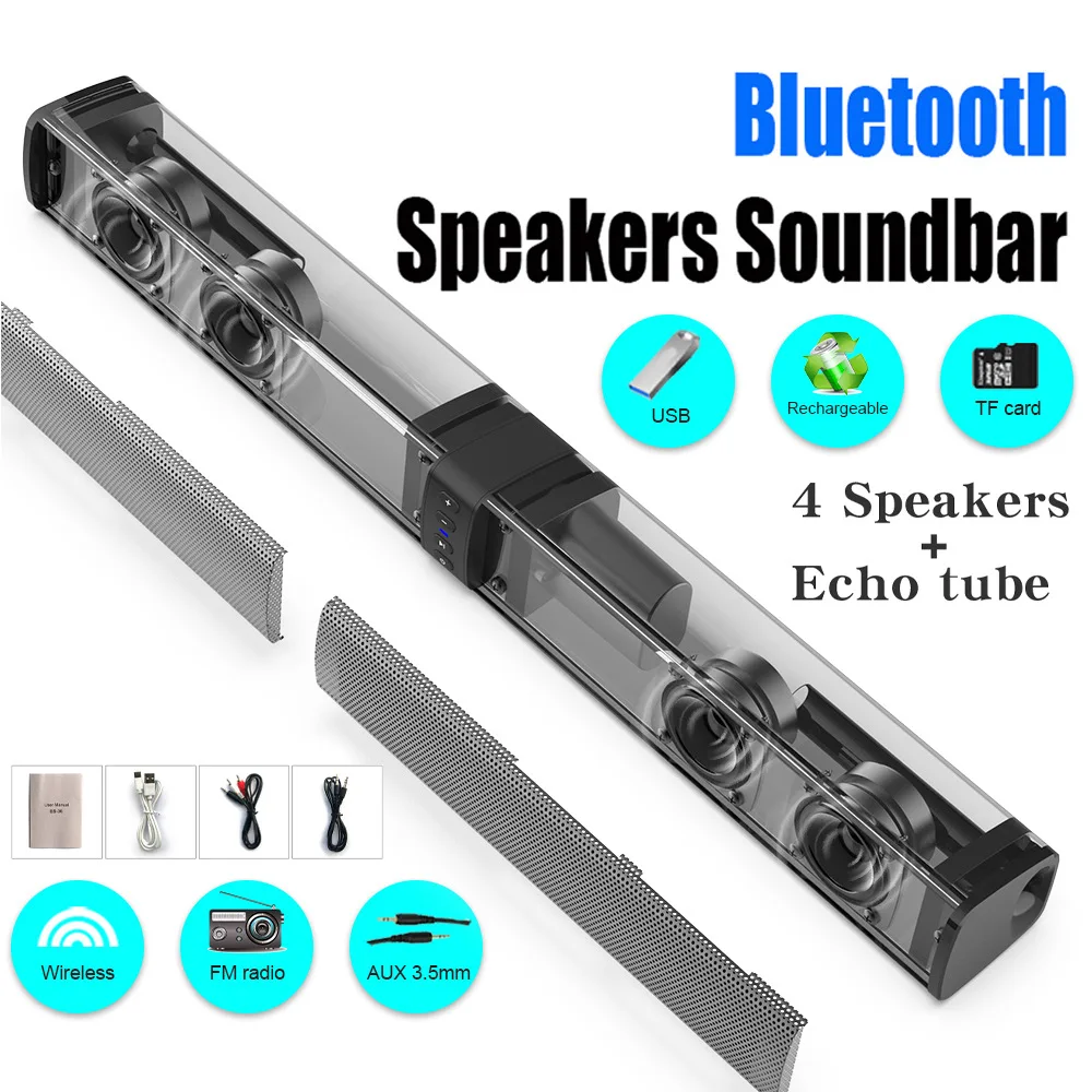 FM-радиоприемник, съемные беспроводные Bluetooth-колонки, 6D объемный звук, домашний кинотеатр, мощный четырехканальный сабвуфер
FM-радиоприемник, съемные беспроводные Bluetooth-колонки, 6D объемный звук, домашний кинотеатр, мощный четырехканальный сабвуфер