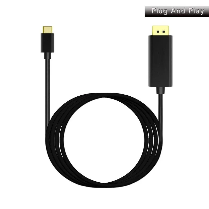 Type-C To DisplayPort 1.8M High Definition Adapter Cable, 4K*2K Support, USB 3.1 To DP
Type-C To DisplayPort 1.8M High Definition Adapter Cable, 4K*2K Support, USB 3.1 To DP