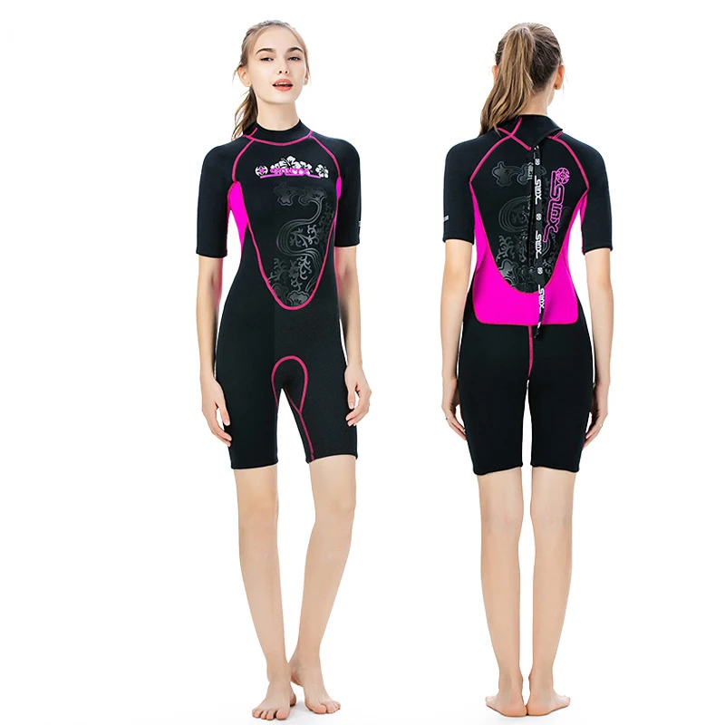 Summer Women Short Sleeve Diving Suit 3MM Neoprene Back Zipper Wetsuit Scuba Spearfishing Snorkeling Surfing One-Piece Swimsuit
Summer Women Short Sleeve Diving Suit 3MM Neoprene Back Zipper Wetsuit Scuba Spearfishing Snorkeling Surfing One-Piece Swimsuit