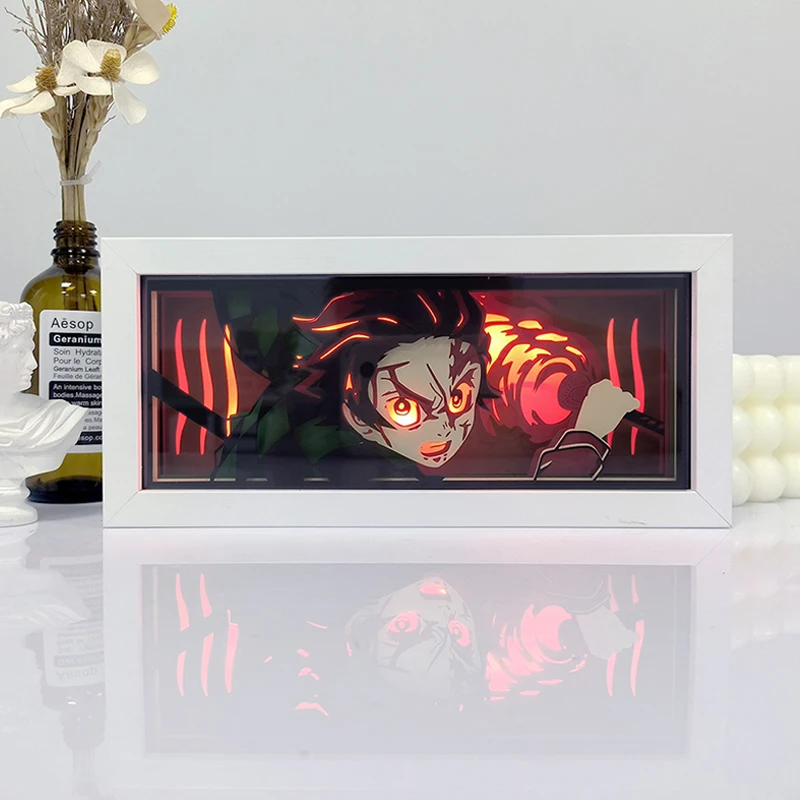 Demon Slayer Anime series paper-cut light Perimeter picture frame lights colorful light box atmosphere light room bedroom night
Demon Slayer Anime series paper-cut light Perimeter picture frame lights colorful light box atmosphere light room bedroom night