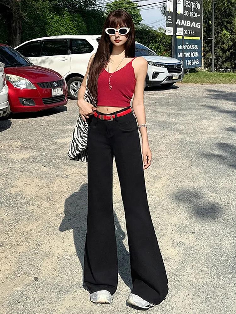 American Style Sexy Girl High Waist Wide Leg Jeans Women's Summer Slimming Fashionable Versatile Ultra Soft Flared Pants
American Style Sexy Girl High Waist Wide Leg Jeans Women's Summer Slimming Fashionable Versatile Ultra Soft Flared Pants