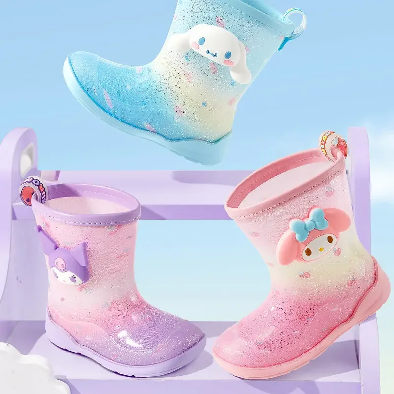 Cinnamoroll Anime Kawaii MINISO Ins Children Rain Shoes Cute Cartoon Kuromi My Melody Waterproof Rain Boots Gifts for Kids
Cinnamoroll Anime Kawaii MINISO Ins Children Rain Shoes Cute Cartoon Kuromi My Melody Waterproof Rain Boots Gifts for Kids