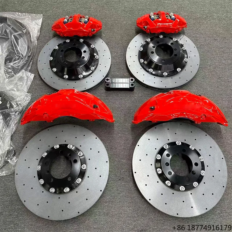 Front 10Pot Rear 4Pot Carbon Ceramic Big Brake Kit with Long Fiber 410mm 420mm 440mm Brake Discs for 911Upgrade
Front 10Pot Rear 4Pot Carbon Ceramic Big Brake Kit with Long Fiber 410mm 420mm 440mm Brake Discs for 911Upgrade