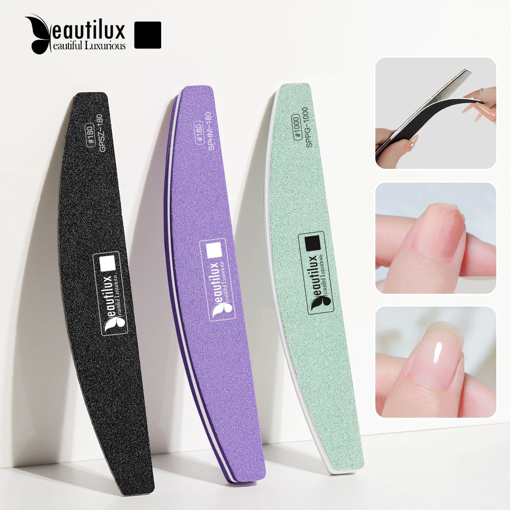 Beautilux Peel Off Removable Nail File Half Moon Buffer Sponge Sand File With Replacable Disposable Sticker For Nail Art
Beautilux Peel Off Removable Nail File Half Moon Buffer Sponge Sand File With Replacable Disposable Sticker For Nail Art