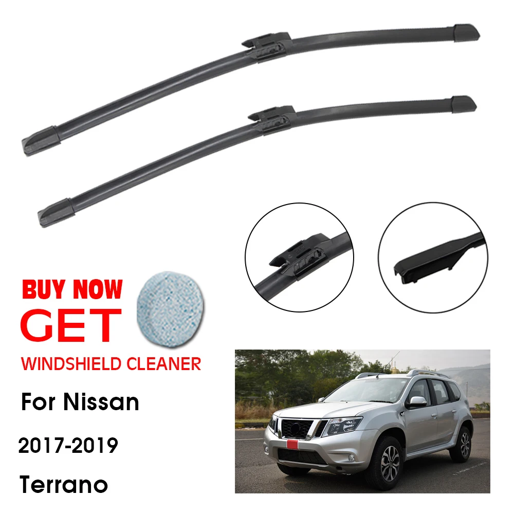 Car Wiper Blade For Nissan Terrano 24+18" 2017-2019 Front Window Washer Windscreen Windshield Wipers Blades Accessories
Car Wiper Blade For Nissan Terrano 24+18" 2017-2019 Front Window Washer Windscreen Windshield Wipers Blades Accessories