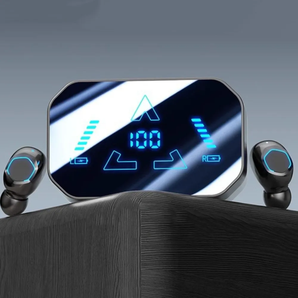LED Display Wireless Bluetooth Earphones Noise Reduction Low Latency Bluetooth Headset TWS Bass Bluetooth Headphone Sports
LED Display Wireless Bluetooth Earphones Noise Reduction Low Latency Bluetooth Headset TWS Bass Bluetooth Headphone Sports