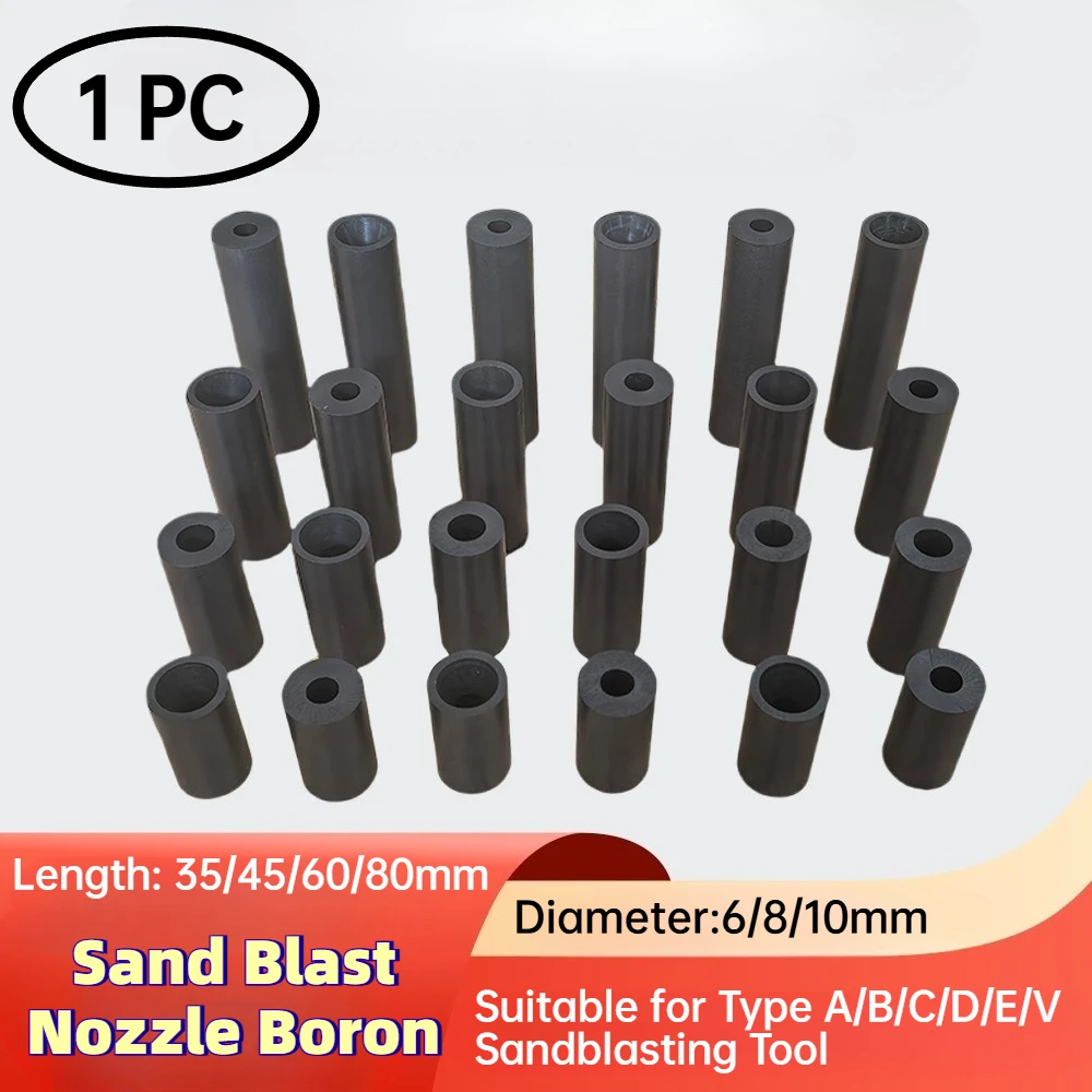 1Pc 35mm/45mm/60mm/80mm Sand Blast Nozzle Boron Carbide Sandblasting Abrasive Nozzles Air Sandblaster Tip Cabinet Tips
1Pc 35mm/45mm/60mm/80mm Sand Blast Nozzle Boron Carbide Sandblasting Abrasive Nozzles Air Sandblaster Tip Cabinet Tips