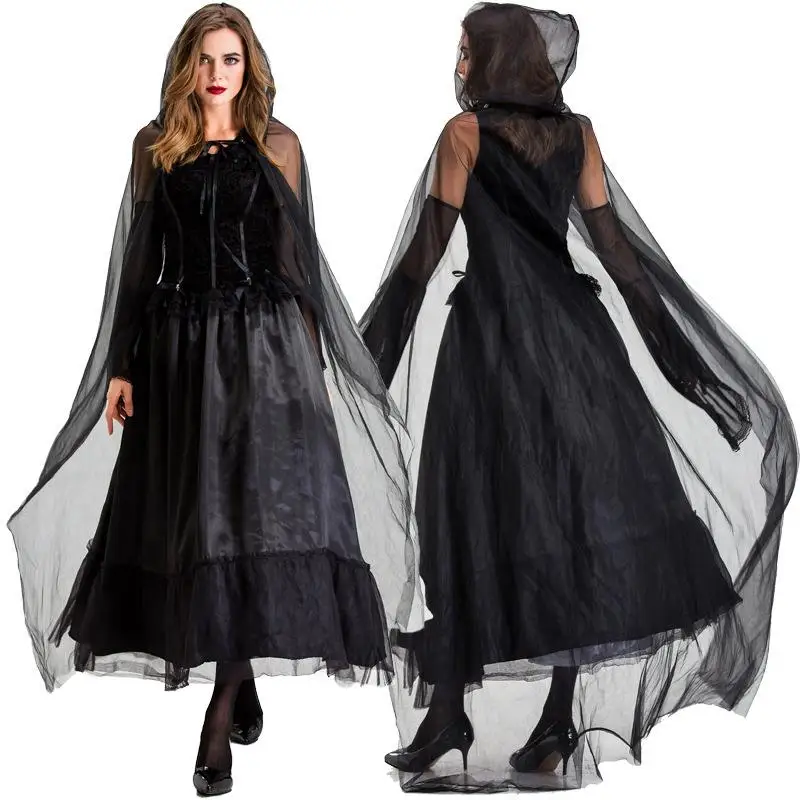 Halloween Witch Zombie Devil Queen Costume Makeup Masquerade Role-playing Gift Women's Traditional Stage Clothing
Halloween Witch Zombie Devil Queen Costume Makeup Masquerade Role-playing Gift Women's Traditional Stage Clothing