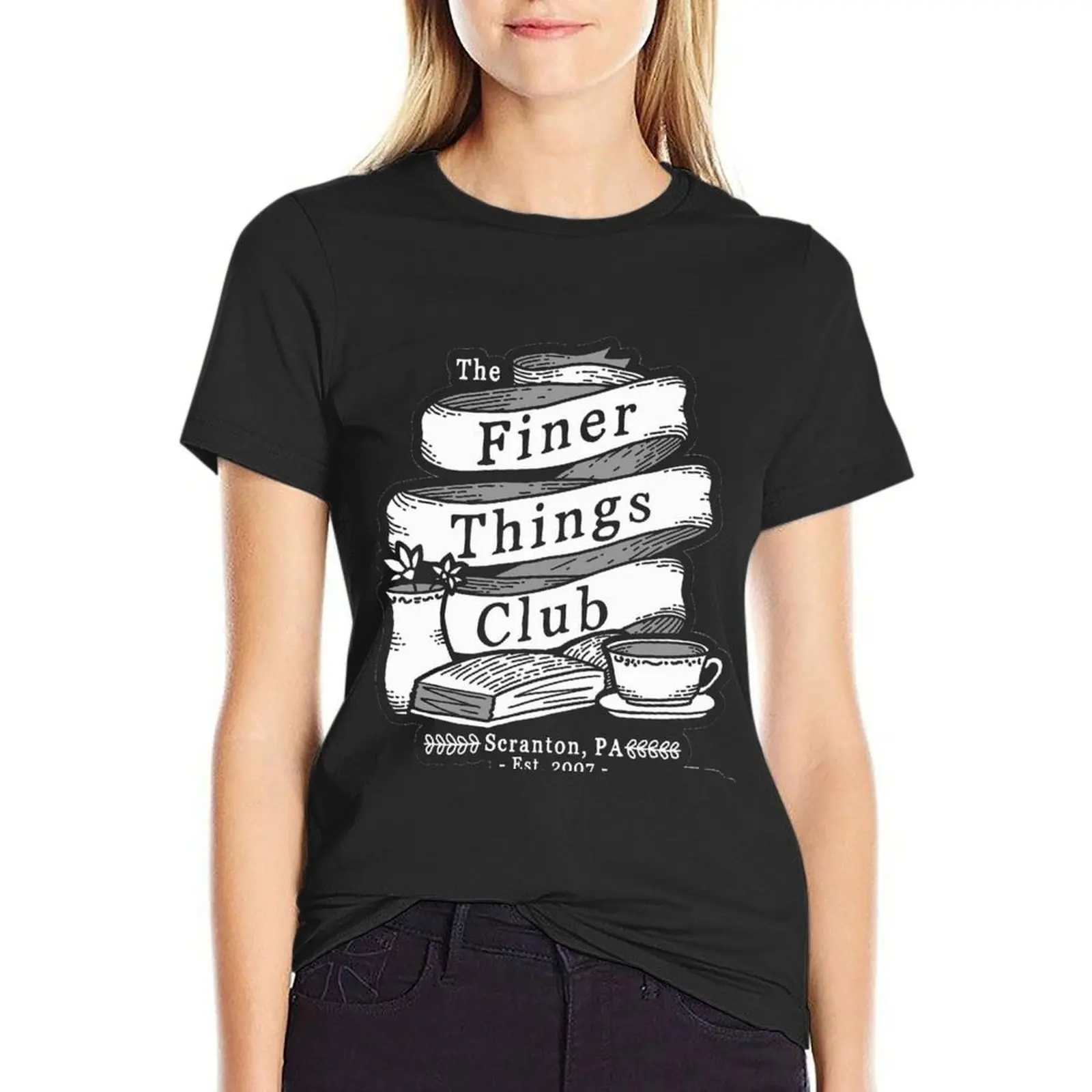Finer Things Club T-Shirt funny Aesthetic clothing summer tops female Womens graphic t shirts
Finer Things Club T-Shirt funny Aesthetic clothing summer tops female Womens graphic t shirts