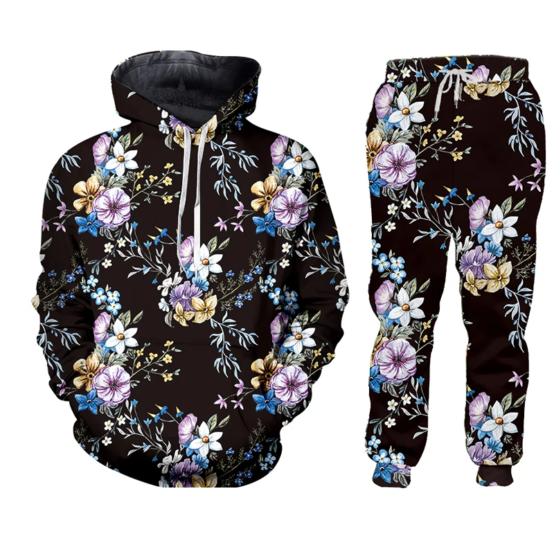 Flowers Hoodie 3D Tracksuit Men Sweatshirts 3D Trousers Sets 2 Piece Sweatpants Winter Oversized Long Sleeve Streetwear
Flowers Hoodie 3D Tracksuit Men Sweatshirts 3D Trousers Sets 2 Piece Sweatpants Winter Oversized Long Sleeve Streetwear