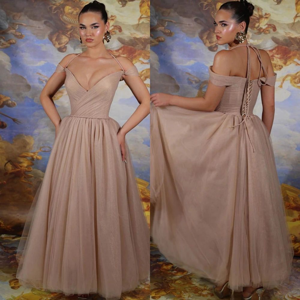 Customized Exquisite Organza A-Line Evening Dress Classic Halter Off the Shoulder Prom Dresses Sexy Special Occasion Gowns
Customized Exquisite Organza A-Line Evening Dress Classic Halter Off the Shoulder Prom Dresses Sexy Special Occasion Gowns