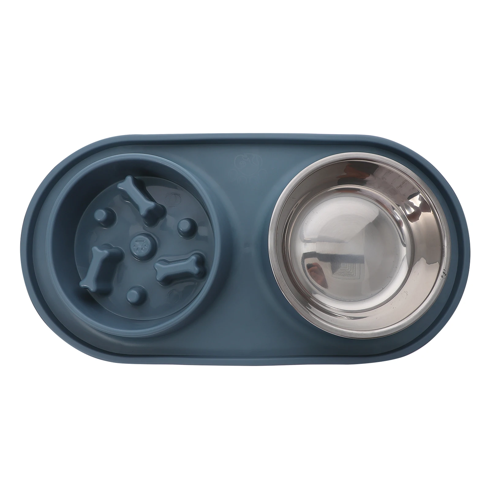 Slow Feeding Pet Bowls Dog Feeder Water Dish for Small Cats Dogs TPE Stainless Steel Silicone Long Term Use Double Bowls Design
Slow Feeding Pet Bowls Dog Feeder Water Dish for Small Cats Dogs TPE Stainless Steel Silicone Long Term Use Double Bowls Design