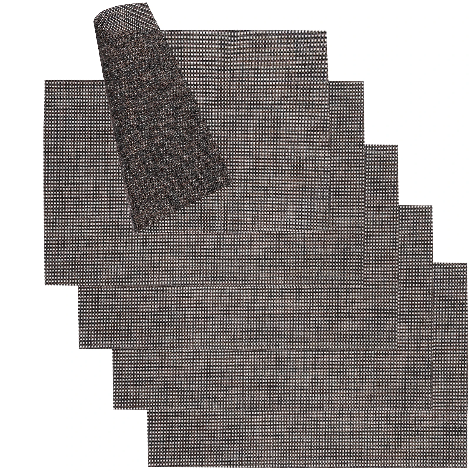 6pcs Non-slip PVC Woven Heat Insulation Table Mats Gray White Dining Kitchen Decorations For Table Bar Placemats
6pcs Non-slip PVC Woven Heat Insulation Table Mats Gray White Dining Kitchen Decorations For Table Bar Placemats