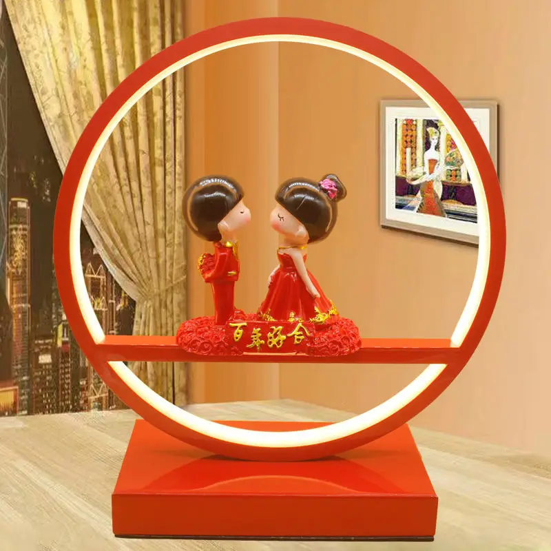Bedside Lamp Wedding Creative Wedding Gift Bedroom Wedding Gift Red Wedding Room Table Lamp for A Hundred Years
Bedside Lamp Wedding Creative Wedding Gift Bedroom Wedding Gift Red Wedding Room Table Lamp for A Hundred Years