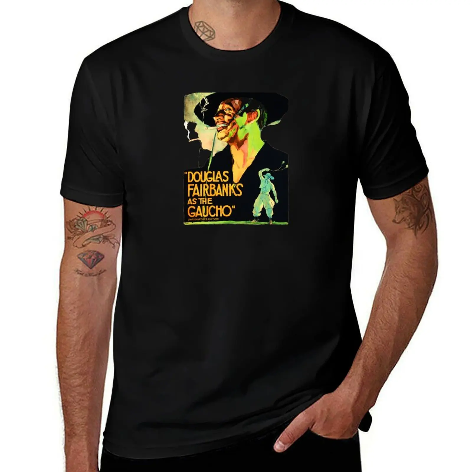 Постер фильма для Gaucho 1927 с футболкой Douglas Fairbanks, забавные футболки с мемми, спортивные футболки для фанатов, пакет для мужчин
Постер фильма для Gaucho 1927 с футболкой Douglas Fairbanks, забавные футболки с мемми, спортивные футболки для фанатов, пакет для мужчин