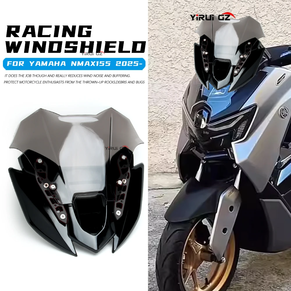 Новый спортивный ветрозащитный экран (ветровик) для Yamaha NMAX 155 (2025-) – аксессуар для защиты от дождя
Новый спортивный ветрозащитный экран (ветровик) для Yamaha NMAX 155 (2025-) – аксессуар для защиты от дождя