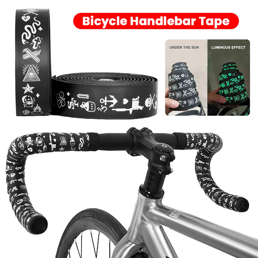Soft Glow-in-The-Dark Road Bike Handlebar Tape Anti-Slip Bicycle Handle Belts
Soft Glow-in-The-Dark Road Bike Handlebar Tape Anti-Slip Bicycle Handle Belts
