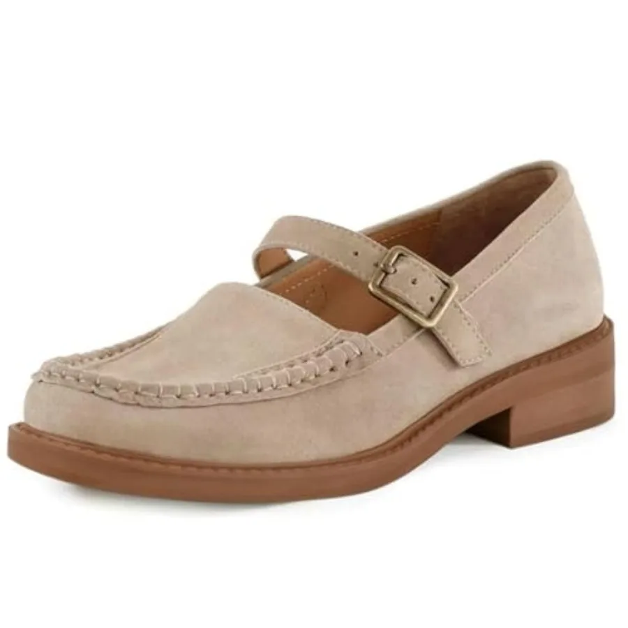 LUXMAX Low Heel Loafers for Women Chunky Heel Faux Suede Mary Janes Platform Penny Loafers with Buckle Comfortable Work Shoes
LUXMAX Low Heel Loafers for Women Chunky Heel Faux Suede Mary Janes Platform Penny Loafers with Buckle Comfortable Work Shoes