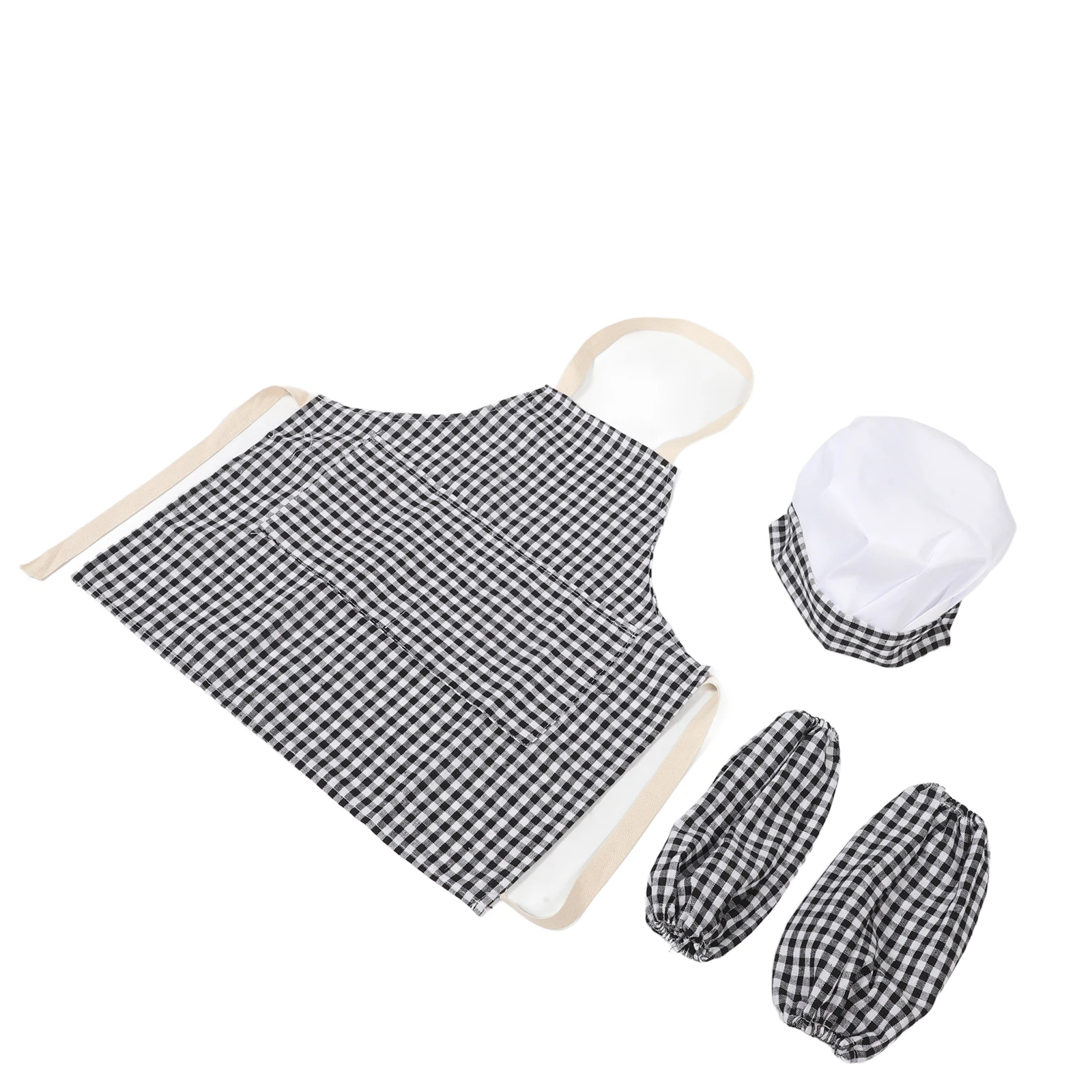 Children's Kids Black Polyester Apron Toddler Cooking Clothes Set Costumes Baby Dress up Kitchen Playwear
Children's Kids Black Polyester Apron Toddler Cooking Clothes Set Costumes Baby Dress up Kitchen Playwear
