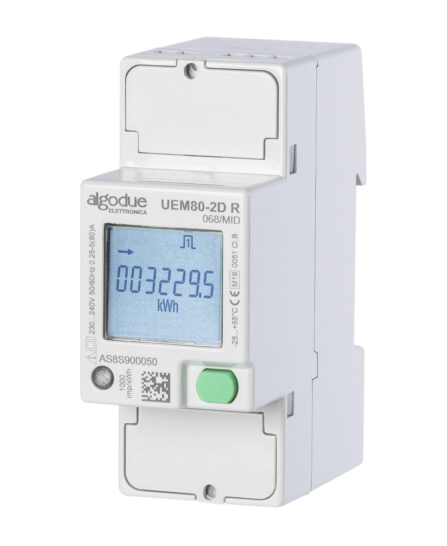 Для Южной Америки, однофазный интеллектуальный счетчик Modbus UEM80-2D Algodue, сделано в Италии, счетчик энергии
Для Южной Америки, однофазный интеллектуальный счетчик Modbus UEM80-2D Algodue, сделано в Италии, счетчик энергии