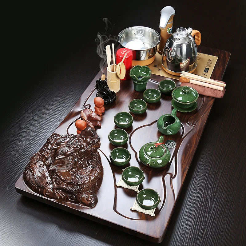 Luxury Wooden Tea Tray Serving Decorative Ceramic Trinket Hospitality Tea Tray Ceremony Tableware Bandejas Home Decorationgs
Luxury Wooden Tea Tray Serving Decorative Ceramic Trinket Hospitality Tea Tray Ceremony Tableware Bandejas Home Decorationgs