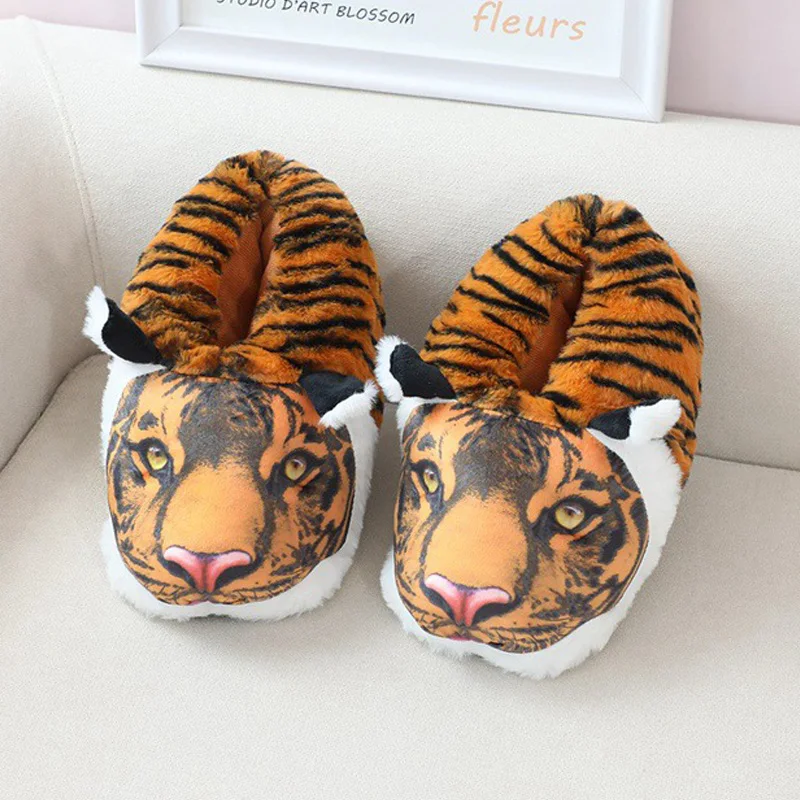 2025 Winter New Cute Cartoon Tiger Plush Thick Men's and Women's Cotton Shoes for Home Warmth and Anti slip Home Cotton Slippers
2025 Winter New Cute Cartoon Tiger Plush Thick Men's and Women's Cotton Shoes for Home Warmth and Anti slip Home Cotton Slippers