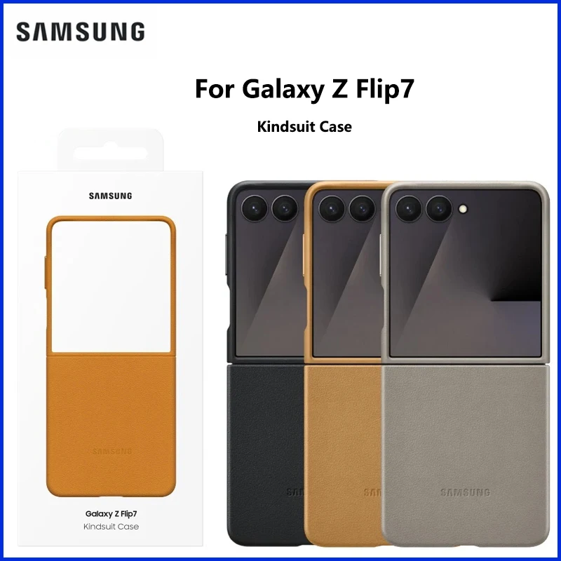 Original Samsung Official Kindsuit Case for Galaxy Z Flip7 zflip7 Textured Feel Protective Cover (EF-VF766)
Original Samsung Official Kindsuit Case for Galaxy Z Flip7 zflip7 Textured Feel Protective Cover (EF-VF766)