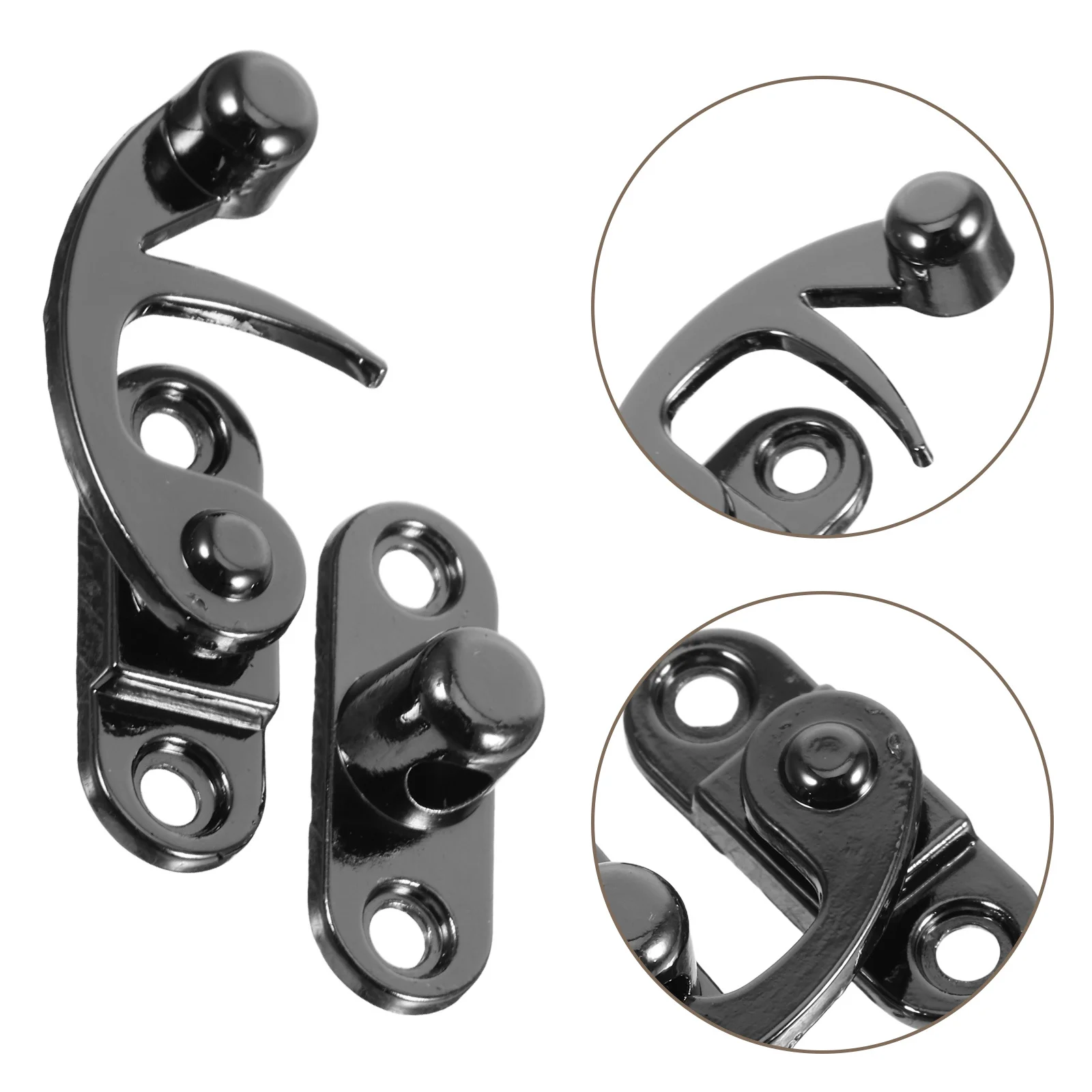 2Pcs Zinc Alloy Vintage Latch Lock Decorative Buckle Hook Suitable for Jewelry Box Wooden Case Cabinet Toolbox Hardware
2Pcs Zinc Alloy Vintage Latch Lock Decorative Buckle Hook Suitable for Jewelry Box Wooden Case Cabinet Toolbox Hardware