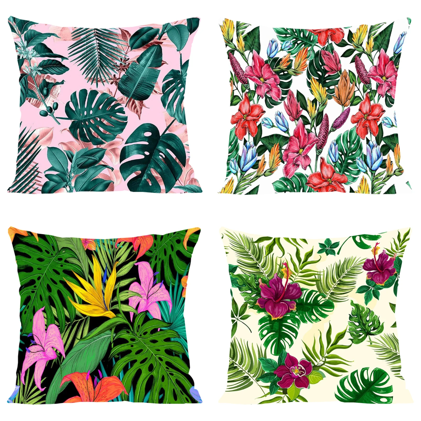 Tropical Plants Pillow Covers Decorative Luxury Cushion Cover for Living Room Cushions Home Decoration Pillow Cases 45x45
Tropical Plants Pillow Covers Decorative Luxury Cushion Cover for Living Room Cushions Home Decoration Pillow Cases 45x45