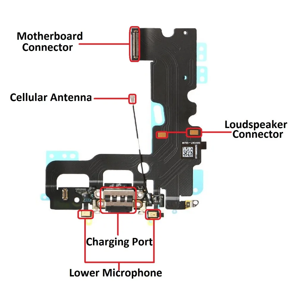 Lightning Charging Port Flex Cable With Antenna Microphone Replacement For iPhone 7
Lightning Charging Port Flex Cable With Antenna Microphone Replacement For iPhone 7