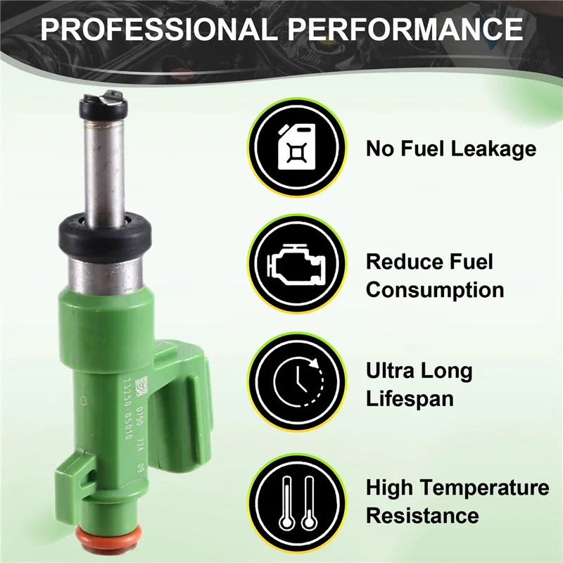 ABXN-4Pcs Fuel Injector 23250-0S010 For TOYOTA 5.7L 3UR 2007 23209-09110 23250-0S010 23209-0S010 23209-39135
ABXN-4Pcs Fuel Injector 23250-0S010 For TOYOTA 5.7L 3UR 2007 23209-09110 23250-0S010 23209-0S010 23209-39135