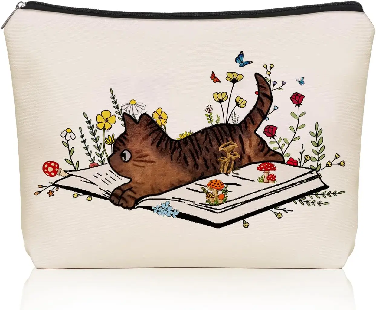 Cat Themed Makeup Bags for Women Funny Cat Lover Gifts Makeup Bag With Zipper Pouch Cute Cosmetic Bag for Mom Women
Cat Themed Makeup Bags for Women Funny Cat Lover Gifts Makeup Bag With Zipper Pouch Cute Cosmetic Bag for Mom Women
