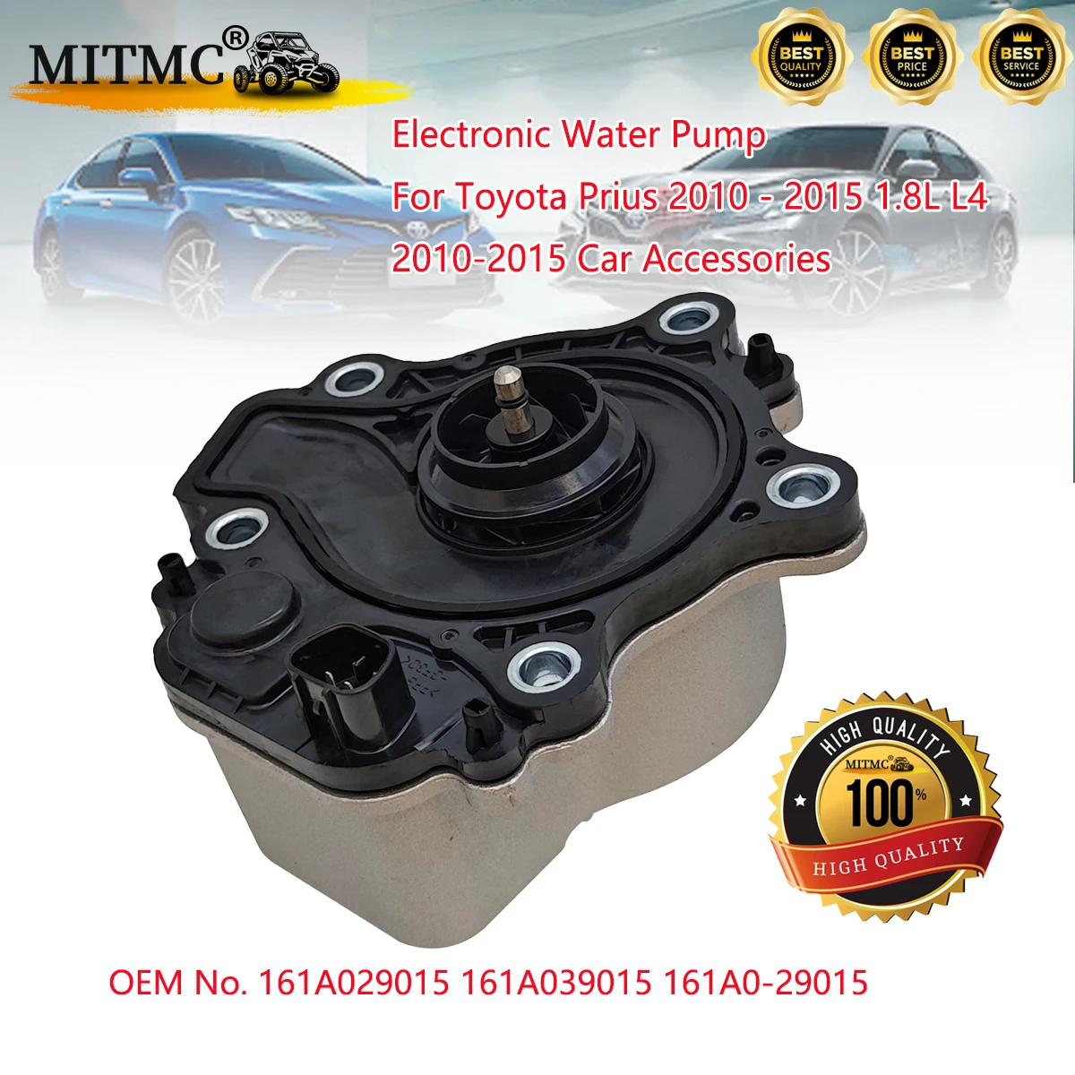 Электронный водяной насос для Toyota Prius 2010-2015 1.8L L4 2010-2015, автомобильные аксессуары 161A029015 161A039015 161A0-29015
Электронный водяной насос для Toyota Prius 2010-2015 1.8L L4 2010-2015, автомобильные аксессуары 161A029015 161A039015 161A0-29015