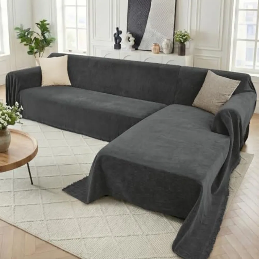 Sectional Couch Covers, 2 Pieces Washable L Shaped Couch Covers Sofa Blanket for Dogs Pet Friendly Sectional Sofa Slipcovers Fu
Sectional Couch Covers, 2 Pieces Washable L Shaped Couch Covers Sofa Blanket for Dogs Pet Friendly Sectional Sofa Slipcovers Fu