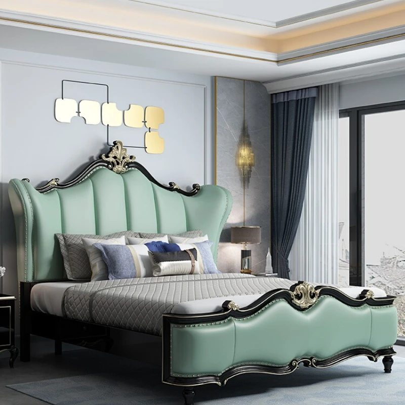 Design American Style Bed Modern Master Bedroom Green Platform Bed Luxurious Double Testiera Letto Matrimoniale Home Accessories
Design American Style Bed Modern Master Bedroom Green Platform Bed Luxurious Double Testiera Letto Matrimoniale Home Accessories